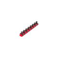 Product Image of 1/2" Drive x 8" Socket Rail, 8 Clips (Red)