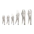 Product Image of Locking Pliers Set, 6-Piece (Straight Jaw, Curved Jaw, Long Nose)
