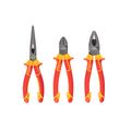 Product Image of Insulated Pliers Set, 3-Piece (Combination, Long Nose, Diagonal Cutting)