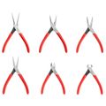Product Image of Mini Pliers Set, 6-Piece (Needle Nose, Long Nose, Flat Nose, Cutting)