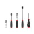 Product Image of 1/4" Drive Quick-Release Comfort Grip Ratchet and Spinner Handle Set (5-Piece)