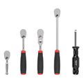 Product Image of 1/4" Drive Comfort Grip Ratchet and Spinner Handle Set (5-Piece)