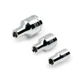 Product Image of 1/4, 3/8, 1/2" Drive Magnetic Hex Bit Holder Socket Set (3-Piece)