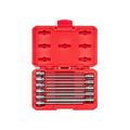 Product Image of 3/8" Drive Long Ball End Hex Bit Socket Set with Case, 11 Pieces (3 - 10 mm)