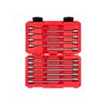 Product Image of 3/8" Drive Long Ball End Hex Bit Socket Set with Case, 19 Pieces (1/8" - 3/8", 3 - 10 mm)