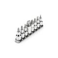 Product Image of 1/2" Drive Phillips/Slotted Bit Socket Set with Rail, 8-Piece (#2-#4, 1/4-5/8")