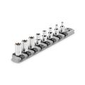 Product Image of 1/4" Drive External Star Socket Set with Rail, 8 Pieces (E4 - E12)