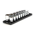 Product Image of 1/2" Drive 6-Point Socket Set with Rails, 16-Piece (3/8-1-5/16")
