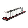 Product Image of 1/2" Drive Deep 6-Point Socket Set with Rails, 23-Piece (10-32mm)