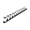 Product Image of 1/2" Drive 6-Point Socket Set with Rail, 11-Piece (3/8-1")