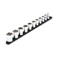 Product Image of 1/2" Drive 12-Point Socket Set with Rail, 11-Piece (3/8-1")