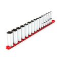Product Image of 1/2" Drive Deep 6-Point Socket Set with Rail, 15-Piece (10-24mm)