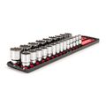 Product Image of 1/2" Drive 12-Point Socket Set with Rails, 23-Piece (10-32mm)