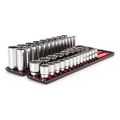Product Image of 1/2" Drive 12-Point Socket Set with Rails, 46-Piece (10-32mm)