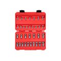Product Image of 1/4, 3/8" Drive Universal Joint Socket Set, 33-Piece (1/4-3/4", 6-19mm)