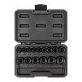 Product Image of 3/8" Drive 6-Point Impact Socket Set with Case, 15-Piece (1/4-1")