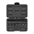 Product Image of 3/8" Drive 12-Point Impact Socket Set, 15-Piece (1/4-1")