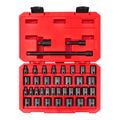 Product Image of 3/8" Drive 6-Point Impact Socket Set, 37-Piece (1/4-1", 6-24mm)