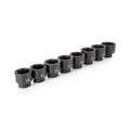 Product Image of 1/2" Drive 6-Point Impact Socket Set, 8 Pieces (1-9/16" - 2")