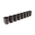 Product Image of 1/2" Drive Deep 6-Point Impact Socket Set, 8-Piece (39 - 50mm)