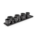 Product Image of 1/2" Drive 6-Point Impact Socket Set with Rails and Tray, 8 Pieces (1-9/16" - 2")