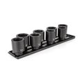 Product Image of 1/2" Drive Deep 6-Point Impact Socket Set with Rails and Tray, 8 Pieces (1-9/16" - 2")