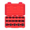Product Image of 1/2" Drive 12-Point Impact Socket Set, 17-Piece (8-24mm)
