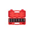 Product Image of 1/2" Drive Deep 6-Point Axle Nut Impact Socket Set with Case, 7-Piece (29-38mm)