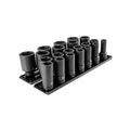 Product Image of 3/4" Drive Deep 6-Point Socket Set w/ Rails and Trays, 21-Piece (3/4"- 2")