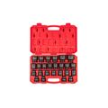 Product Image of 3/4" Drive 6-Point Impact Socket Set with Case, 25 Pieces (17 - 50 mm)