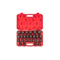 Product Image of 3/4" Drive 6-Point Impact Socket Set with Case, 25 Pieces (17 - 50 mm)