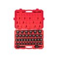 Product Image of 3/4" Drive Shallow 6-Point Socket Set w/ Case, 37-Piece (13 - 50mm)