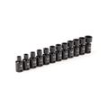 Product Image of 3/8" Drive 6-Point Universal Joint Impact Socket Set, 12-Piece (8-19 mm)
