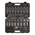 Product Image of 1/2" Drive 6-Point Socket and Ratchet Set, 37-Piece (3/8 - 1-5/16")