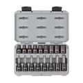 Product Image of 1/2" Drive Torx and External Star Impact Socket Set, 17-Piece (T30-T70, E10-E24)