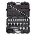 Product Image of 3/4" Drive 6-Point Socket and Ratchet Set, 24-Piece (3/4-2")