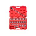 Product Image of 3/4" Drive 6-Point Socket and Ratchet Set, 26-Piece (19-50mm)