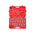 Product Image of 3/4" Drive 12-Point Socket and Ratchet Set, 26-Piece (19-50mm)