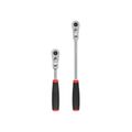 Product Image of 3/8" Drive Flex Head Quick-Release Comfort Grip Ratchet Set, 2-Piece (8, 12")