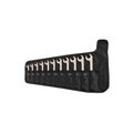 Product Image of Angle Head Open End Wrench Set with Pouch, 11-Piece (3/8-1")