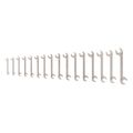 Product Image of Angle Head Open End Wrench Set, 16-Piece (10-27mm)
