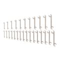 Product Image of Angle Head Open End Wrench Set, 27-Piece (3/8-1", 10-27mm)