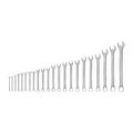Product Image of Combination Wrench Set, 22-Piece (6 - 32mm, Common Sizes)