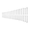 Product Image of Combination Wrench Set, 41-Piece (1/4"- 1-1/4", 6 - 32mm, Common Sizes)