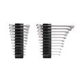 Product Image of Stubby and Standard Length Combination Wrench Set w/ Modular Organizers, 22-Piece (1/4"- 3/4")
