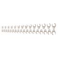 Product Image of 3/8" Drive 6-Point Flare Nut Crowfoot Wrench Set, 32-Piece (5/16 - 1-1/16", 8-27mm)