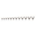 Product Image of 3/8" Drive Crowfoot Wrench Set, 12-Piece (8-19mm)