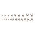 Product Image of 3/8" Drive Crowfoot Wrench Set, 21-Piece (5/16-3/4", 8-19mm)