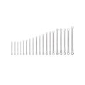 Product Image of Long Fixed/Flex Head 12-Point Ratcheting Box End Wrench Set, 19-Piece (6-24 mm)