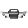 Product Image of Long Flex Head 12-Point Ratcheting Box End Wrench Set with Holder, 6-Piece (1/4-13/16")